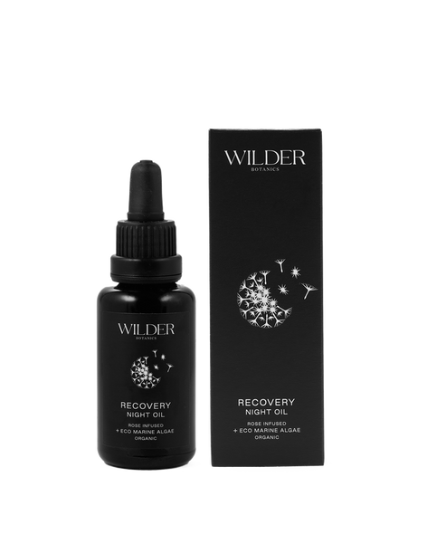 Wilder Botanics Recovery Night Oil with Rose+Eco Marine Algae 30ml