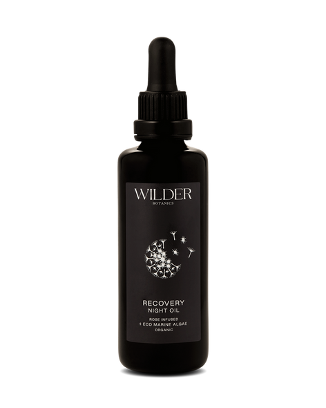 Wilder Botanics Recovery Night Oil with Rose+Eco Marine Algae 60ml