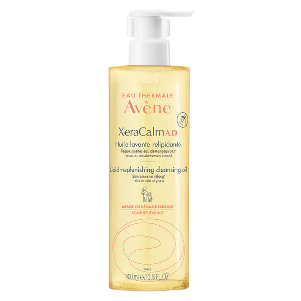 Avène XeraCalm A.D. Lipid-Replenishing Cleansing Oil for Dry, Itchy Skin