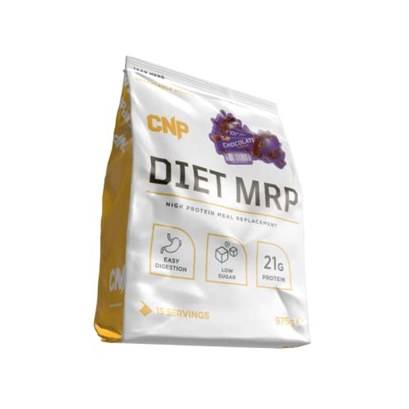 CNP Professional Diet MRP Meal Replacement with FREE Reveal Advanced Fat Loss & Muscle Maintenance Capsules. Thermogenic Energy Metabolism Increase (Chocolate)