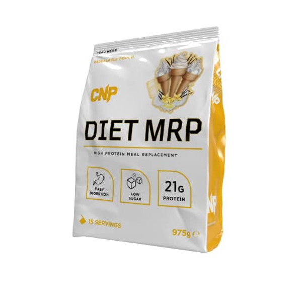 CNP Professional Diet MRP Meal Replacement with FREE Reveal Advanced Fat Loss & Muscle Maintenance Capsules. Thermogenic Energy Metabolism Increase (Vanilla)