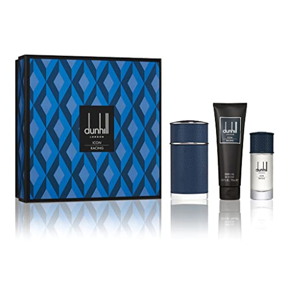 Dunhill Icon Racing Blue Gift Set 100ml EDP + 30ml EDP + 90ml Shower Gel