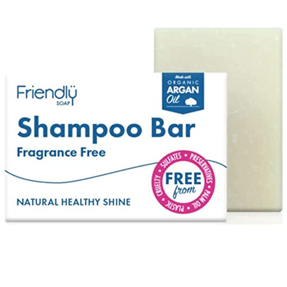 Friendly Soap Fragrance Free Shampoo Bar 95 g