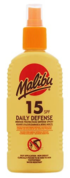 Malibu Medium Protection Daily Defense Spray SPF15 200ml