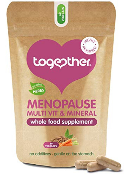 Menopause - Together Health - Multivitamin with Ashwagandha and Sage Extract - Vegan Friendly - Made in The UK - 60 Vegecaps