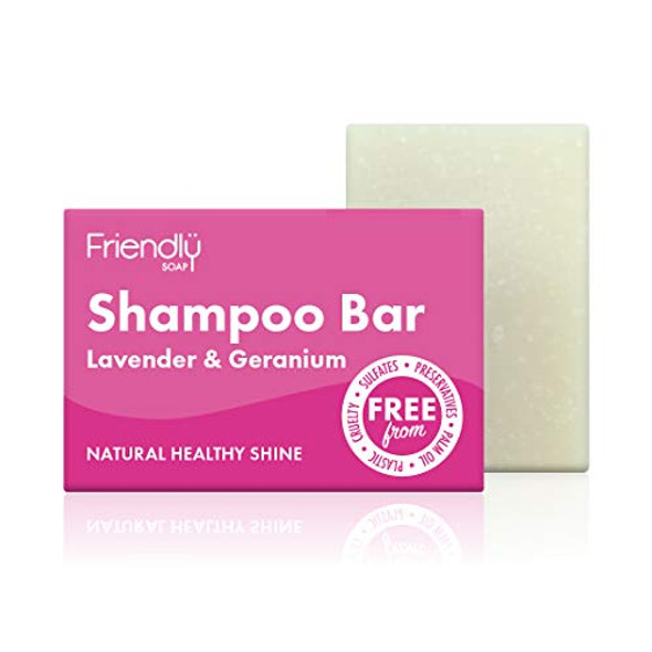 Natural Shampoo Bar Lavender & Geranium 95g