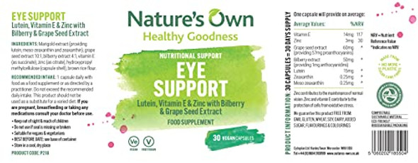Natures Own Eye Support (30 Capsules)
