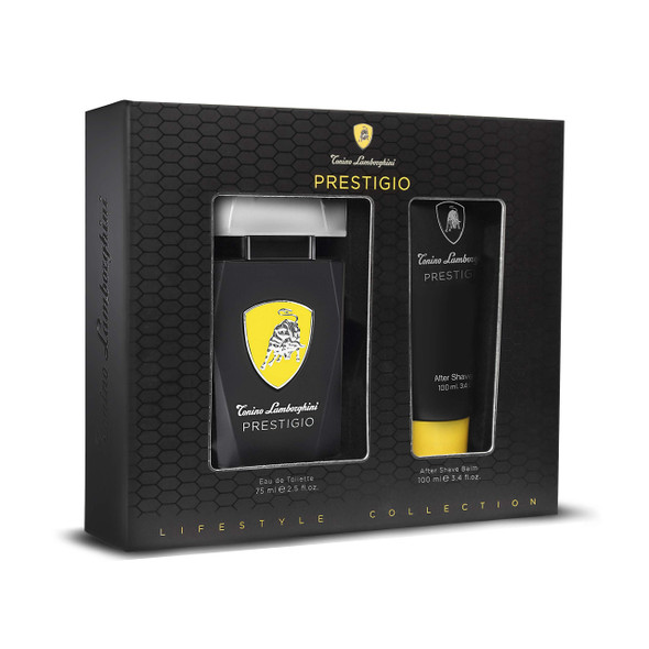 Prestigio Tonino Lamborghini 2 Piece Gift Set: Eau De Toilette 75ml - Aftershave Balm 100ml