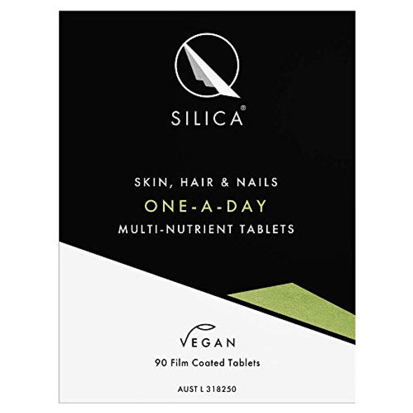 Q SILICA Qsilica Original Skin Hair and Nail Supplement 90 One-A-Day Tablets