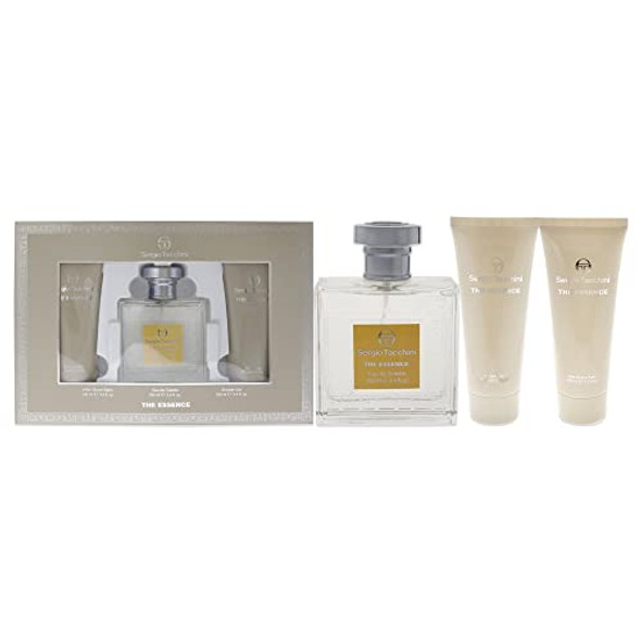 Sergio Tacchini The Essence Gift Set 100ml EDT + 100ml Shower Gel + 100ml Aftershave Balm
