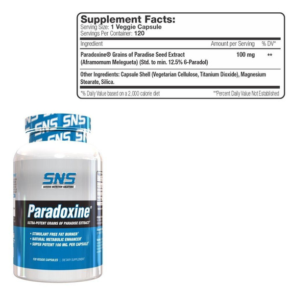 Serious Nutrition Solutions Paradoxine 120 Capsules
