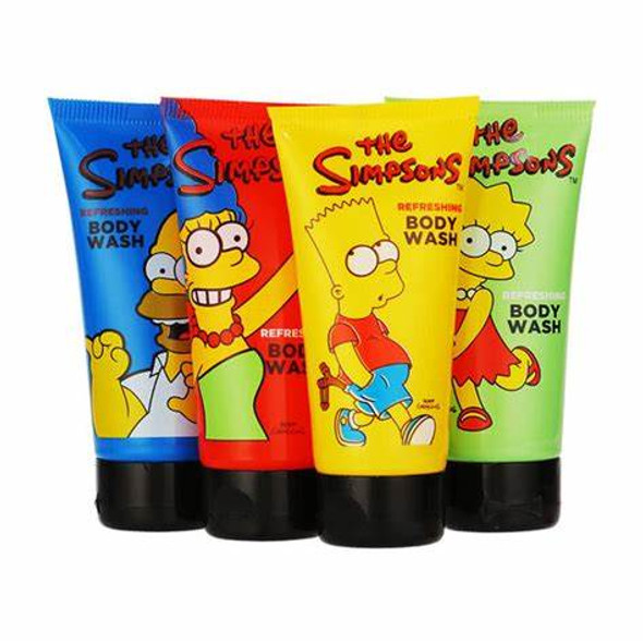 The Simpsons Shower Collection Gift Set 4 x 50ml Body Wash