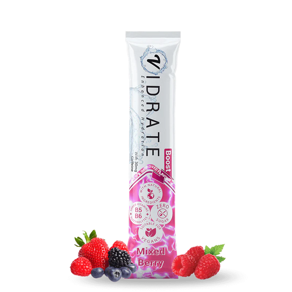 Vidrate Hydration Powder 10x5g Boost (Mixed Berry)