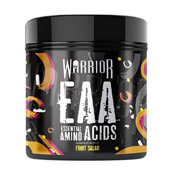 Warrior EAA - Essential Amino Acids - 360g - Provides Exceptional Support for Recovery & Muscle Soreness - Formula Cyclic Dextrin Taurine and More Fruit Salad
