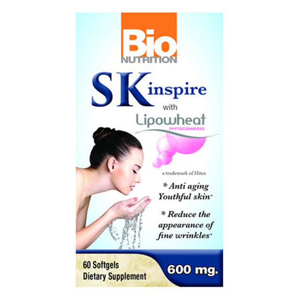 Skinspire With Lipowheat 60 Softgels By Bio Nutrition Inc