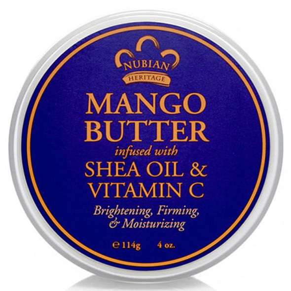 Mango Butter Infused With Shea Oil and Vitamin C 4 OZ By Nubian Heritage