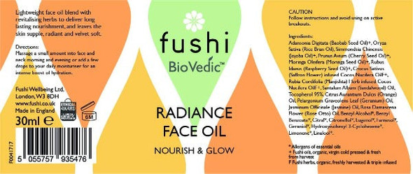 BioVedic Radiance Face Oil 30ml