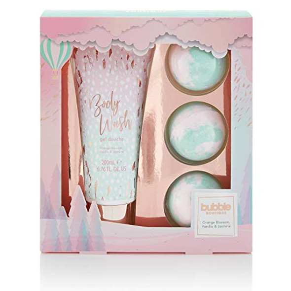 Style & Grace Bubble Boutique Delicious Lip Gloss Gift Set 3 x 10ml (This gift set contains: 1 x 10ml Cherry Lip Gloss 1 x 10ml Strawberry Lip Gloss 1 x 10ml Vanilla Lip Gloss)