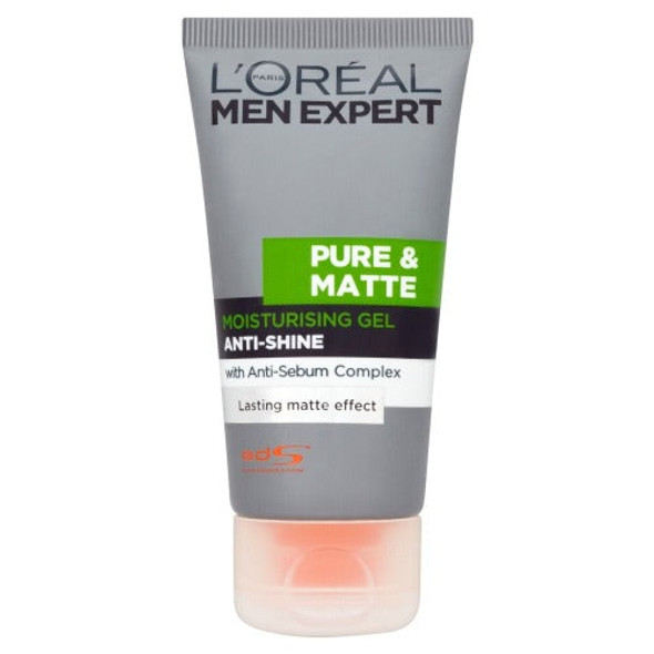 L'Oréal Paris Men Expert Pure & Matte Anti-Shine Moisturising Gel 50ml