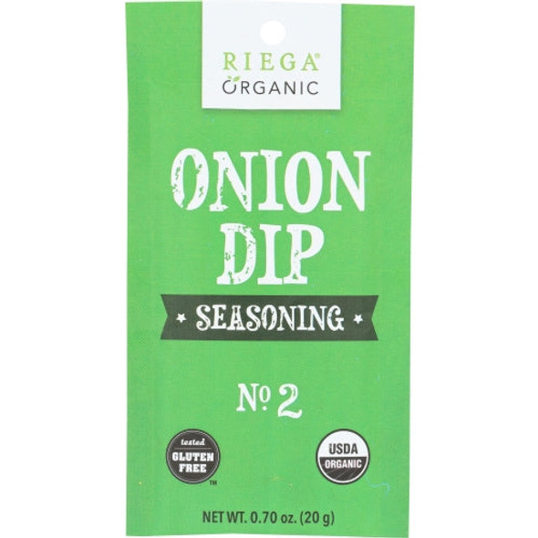 Seasoning Onion Dip Org Case of 8 X 0.7 Oz By Riega