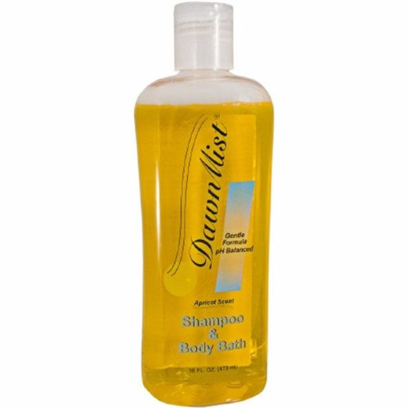 Shampoo and Body Wash DawnMist 16 oz. Flip Top Bottle Apricot Scent 1 Each By Donovan