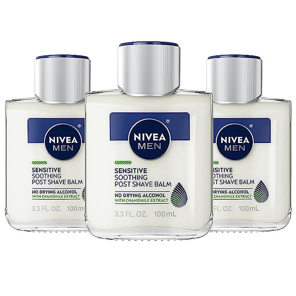 Nivea For Men Sensitive Post Shave Balm 3.3 oz By Nivea For Men