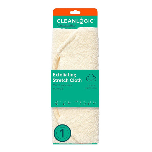 Exfoliating Stretch Bath & Shower Wash Cloth 1 Count By Clean Logic
