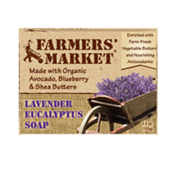 Organic Bar Soap Lavender Eucalyptus 5.5 oz By Farmers market