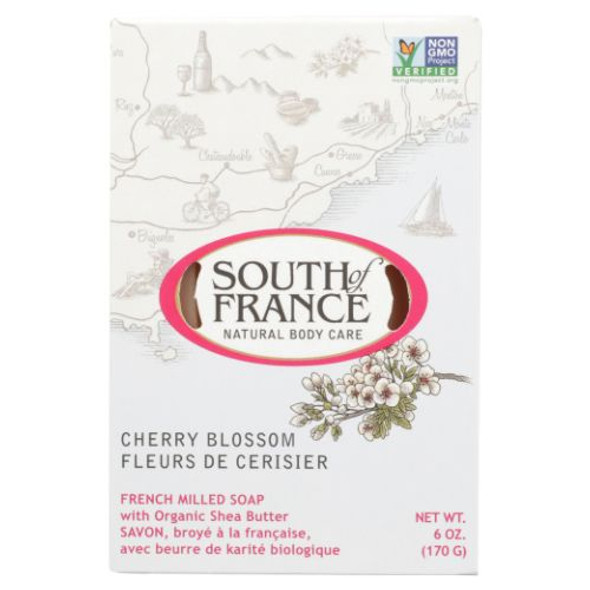 Cherry Blossom Bar Soap 6 Oz By South Of France Soaps