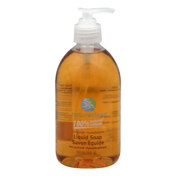Liquid Hand Soap Fragrance Free 16.8 Oz By Nature Clean