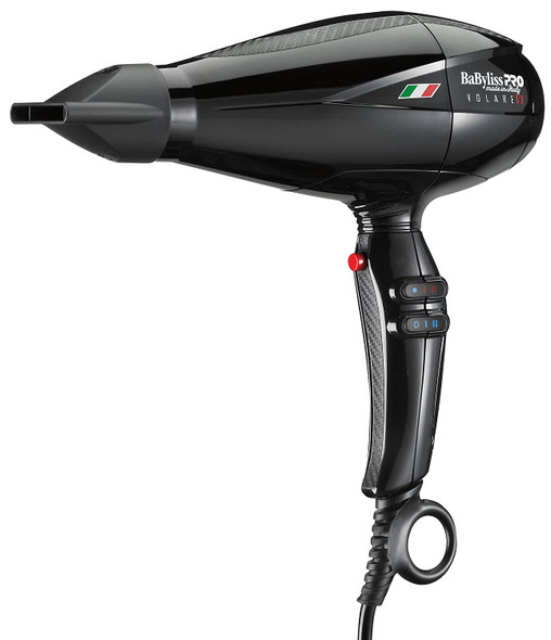 BaBylissPRO Ionic & Nano-Titanium Volare V1 Hairdryer with Ferrari Designed Engine