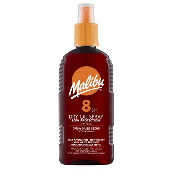 Malibu Sun Protective Dry Oil Spray SPF8 200ml