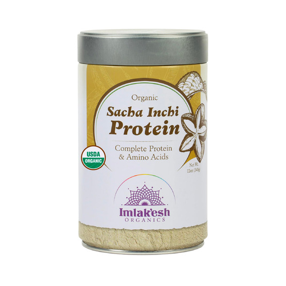 Protein Powder Sacha Inchi 14 Oz By Imlakesh Organics