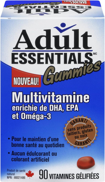 Adult Essentials Enhanced Multi Vitamins 90 Count
