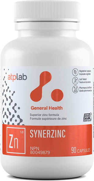 ATP LAB | Synerzinc 90 caps | Superior zinc supplement An essential mineral for your health.