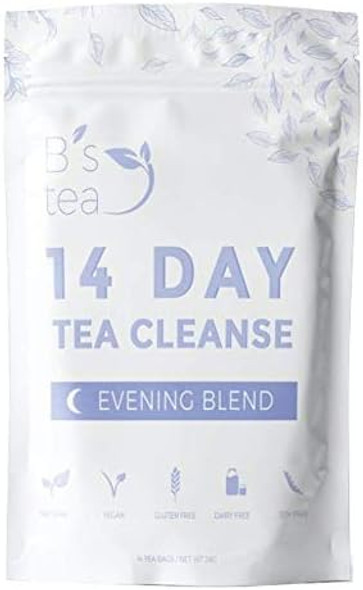Bs Tea - Detox Tea - Night time Cleansing Tea - Be Cleansed - Be Restored - Be Healthy - daily herbal tea to cleanse body from toxins, reduce bloating, aid in weight-loss & optimize health