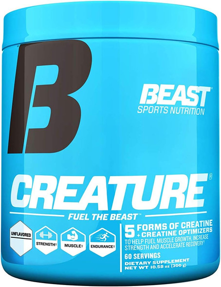 Beast Sports Nutrition Creature Unflavored 60sv, 300-Gram