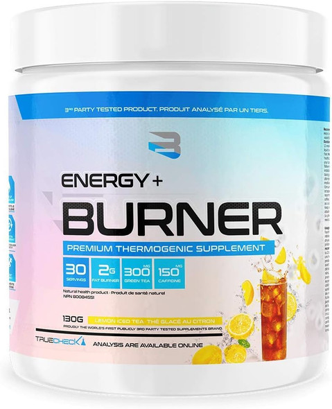 Believe Energy + Burner, Lemon Iced Team, 30 Count