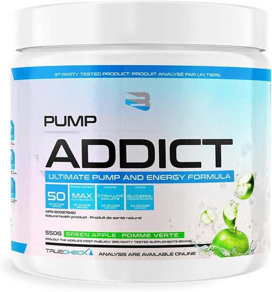 Believe Pump Addict - Green Apple 550g 550 gram