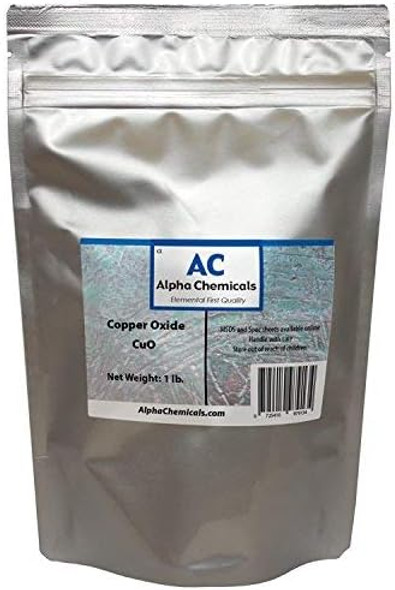 Black Copper Oxide - Cupric Oxide - CuO - 1 Pound