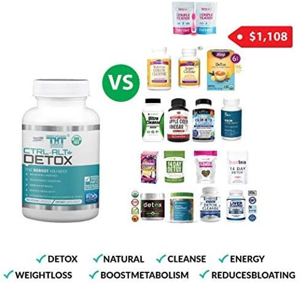 CTL-ALT-Detox |The Reboot|-Best Detox Pills. A Great Colon Cleanse and Magnesium Supplement