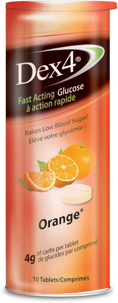 Dex4 Glucose Tablets - Tube (Orange)