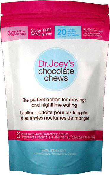 Dr. Joey's Chocolate Chew SKINNYCHEWS - 32 chews/bag 180 gram