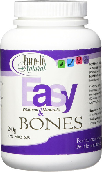 Easy Vitamins & Minerals Bones - Maximum absorption. Premium Plant Extract - Calcium, Magnesium & Vitamin D Supplement