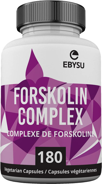 EBYSU Forskolin Extract  Helps Support Cardiovascular Health - Supplement for Women and Men - 90 Day Supply