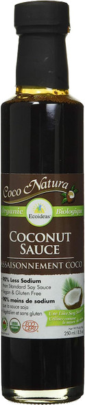 Ecoideas Coco Natura-Organic Coconut Seasoning Sauce, 236ml