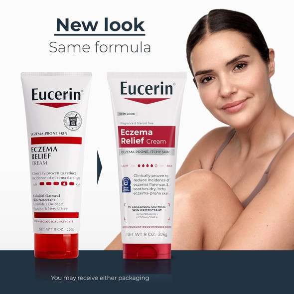 Eucerin Eczema Relief Cream Full Body Lotion For Eczema Prone Skin  8 Oz Tube