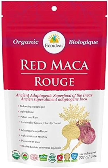 Ecoideas Organic Red Maca, 227g