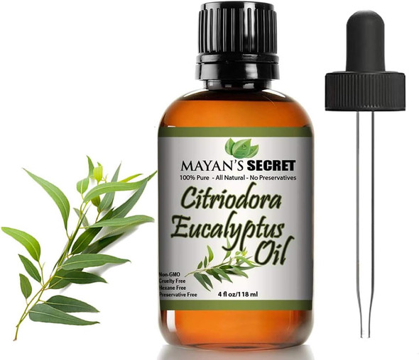 Eucalyptus Essential Oil - Huge 4 OZ - 100% Pure & Natural Premium Therapeutic Grade with Premium Glass Dropper