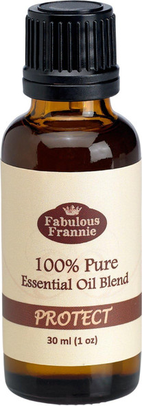 Fabulous Frannie Protect 100% Pure Essential Oil Blend 30ml made with Clove, Lemon, Cinnamon, Eucalyptus and Rosemary Essential Oil.